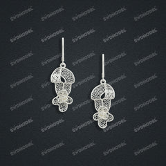Jewelry set Filigree Bracelet White Wax Casting Resin 3D Printing Service FST-09-E