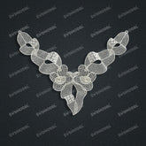 Jewelry set Filigree Necklace White Wax Casting Resin 3D Printing Service FST-09-N