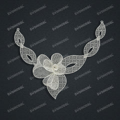 Jewelry set Filigree Set White Wax Casting Resin 3D Printing Service FST-10