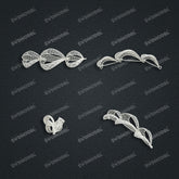 Jewelry set Filigree Bracelet White Wax Casting Resin 3D Printing Service FST-11-B