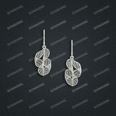 Jewelry set Filigree Earrings White Wax Casting Resin 3D Printing Service FST-12-E