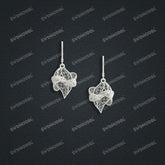 Jewelry set Filigree Earrings White Wax Casting Resin 3D Printing Service FST-17-E