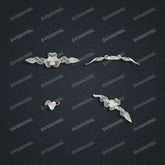 Jewelry set Filigree Bracelet White Wax Casting Resin 3D Printing Service FZT-02-B