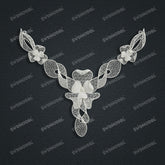 Jewelry set Filigree Necklace White Wax Casting Resin 3D Printing Service FZY-02-N
