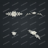 Jewelry set Filigree Bracelet White Wax Casting Resin 3D Printing Service FZT-03-B