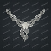 Jewelry set Filigree Necklace White Wax Casting Resin 3D Printing Service FZY-04-N