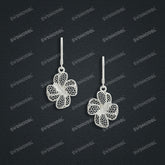 Jewelry set Filigree Earrings White Wax Casting Resin 3D Printing Service FZY-05-E