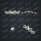 Jewelry set Filigree Bracelet White Wax Casting Resin 3D Printing Service FZT-06-B