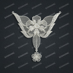 Jewelry set Filigree Set White Wax Casting Resin 3D Printing Service HFR-01