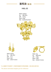 Jewelry set Filigree Set White Wax Casting Resin 3D Printing Service HML-05