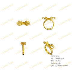 Jewelry set Filigree Ring White Wax Casting Resin 3D Printing Service HML-10-R