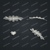 Jewelry set Filigree Bracelet White Wax Casting Resin 3D Printing Service FNM-01-B