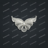 Jewelry set Filigree Necklace White Wax Casting Resin 3D Printing Service HNM-02-N