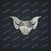 Jewelry set Filigree Necklace White Wax Casting Resin 3D Printing Service HNM-03-N