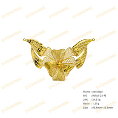 Jewelry set Filigree Set White Wax Casting Resin 3D Printing Service HNM-03