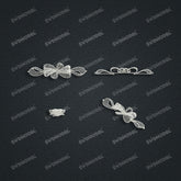 Jewelry set Filigree Bracelet White Wax Casting Resin 3D Printing Service FNM-04-B