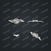 Jewelry set Filigree Bracelet White Wax Casting Resin 3D Printing Service FNM-07-B
