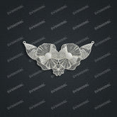 Jewelry set Filigree Necklace White Wax Casting Resin 3D Printing Service HNM-07-N