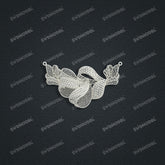 Jewelry set Filigree Necklace White Wax Casting Resin 3D Printing Service HNM-12-N