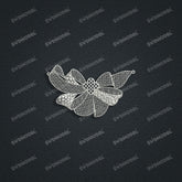 Jewelry set Filigree Necklace White Wax Casting Resin 3D Printing Service HNM-13-N
