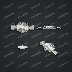Jewelry set Filigree Set White Wax Casting Resin 3D Printing Service HNM-14