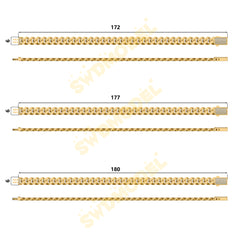 Miami Cuban Chain Casting White Wax 3D Printing Service SWDB-075-W6-074