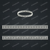 Miami Cuban Chain Casting White Wax 3D Printing Service SWDB-076-W6-01