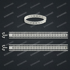 Miami Cuban Chain Casting White Wax 3D Printing Service SWDB-078-W10