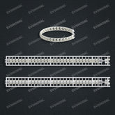 Miami Cuban Chain Casting White Wax 3D Printing Service SWDB-081-W7.4-016