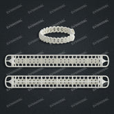 Miami Monaco Chain Casting White Wax 3D Printing Service SWDB-087-W13-033