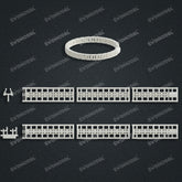 Miami Cuban Chain Casting White Wax 3D Printing Service SWDB-089-W6-04