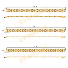 Miami Watch Band Chain Casting White Wax 3D Printing Service SWDB-103-W8-021