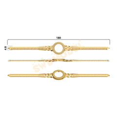 Miami Watch Band Chain Casting White Wax 3D Printing Service SWDB-104-W4.8-02