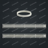 Miami Watch Band Chain Casting White Wax 3D Printing Service SWDB-106-W8-015