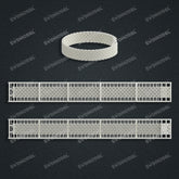 Miami Watch Band Chain Casting White Wax 3D Printing Service SWDB-108-W12.3-014