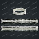 Miami Watch Band Chain Casting White Wax 3D Printing Service SWDB-109-W15.4-024