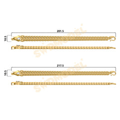 Miami Watch Band Chain Casting White Wax 3D Printing Service SWDB-110-W10.5-05