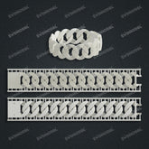 Miami Cuban Chain Casting White Wax 3D Printing Service SWDB-119-W23-02