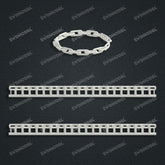 Miami Cuban Chain Casting White Wax 3D Printing Service SWDB-124-W5.8-08