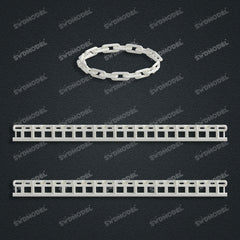 Miami Cuban Chain Casting White Wax 3D Printing Service SWDB-124-W5.8-08