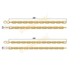 Miami Cuban Chain Casting White Wax 3D Printing Service SWDB-124-W5.8-08