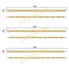 Miami Filigree Chain Casting White Wax 3D Printing Service SWDB-125-W5.8-09