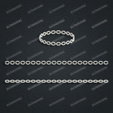 Miami Cuban Chain Casting White Wax 3D Printing Service SWDB-127-W6