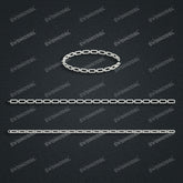Miami Cuban Chain Casting White Wax 3D Printing Service SWDB-128-W4