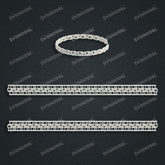 Miami Cuban Chain Casting White Wax 3D Printing Service SWDB-135-W5