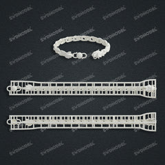 Miami Cuban Chain Casting White Wax 3D Printing Service SWDB-136-W9.3-05