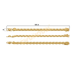 Miami Cuban Chain Casting White Wax 3D Printing Service SWDB-136-W9.3-05