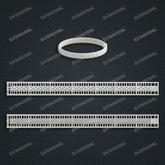 Miami Watch Band Chain Casting White Wax 3D Printing Service SWDB-139-W7-021