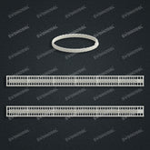 Miami Watch Band Chain Casting White Wax 3D Printing Service SWDB-141-W5-03