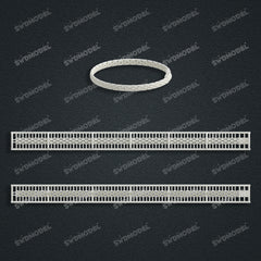 Miami Watch Band Chain Casting White Wax 3D Printing Service SWDB-141-W5-03